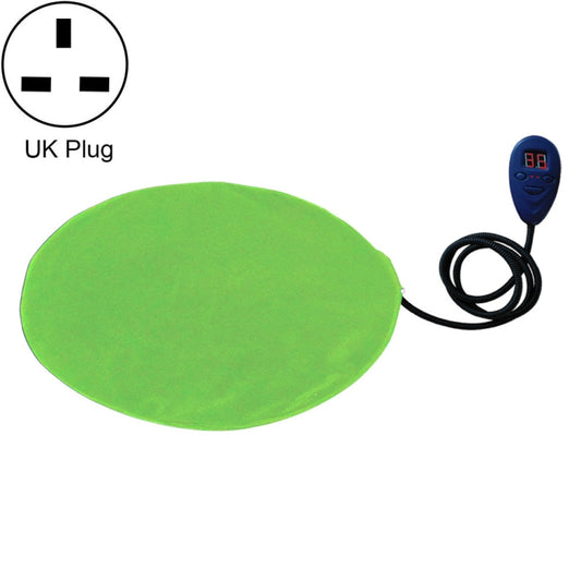 30x30cm Green 12V Low Voltage Multifunctional Warm Pet Heating Pad Pet Electric Blanket(UK Plug) - Pads by PMC Jewellery | Online Shopping South Africa | PMC Jewellery | Buy Now Pay Later Mobicred