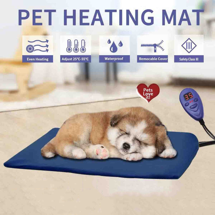 30x30cm Green 12V Low Voltage Multifunctional Warm Pet Heating Pad Pet Electric Blanket(EU Plug) - Pads by PMC TechLife | Online Shopping South Africa | PMC TechLife | Buy Now Pay Later Mobicred