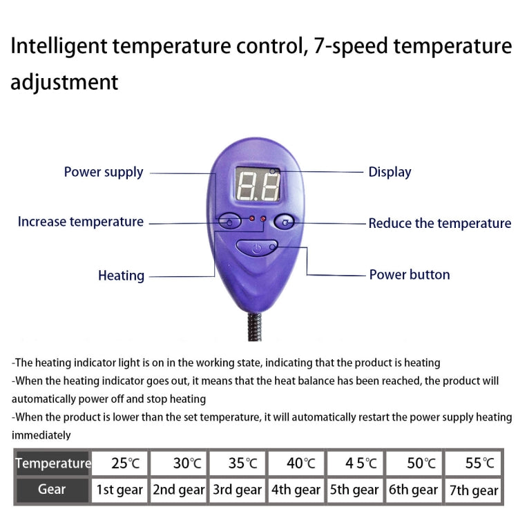 40x30cm Coffee 12V Low Voltage Multifunctional Warm Pet Heating Pad Pet Electric Blanket(EU Plug) - Pads by PMC TechLife | Online Shopping South Africa | PMC TechLife | Buy Now Pay Later Mobicred
