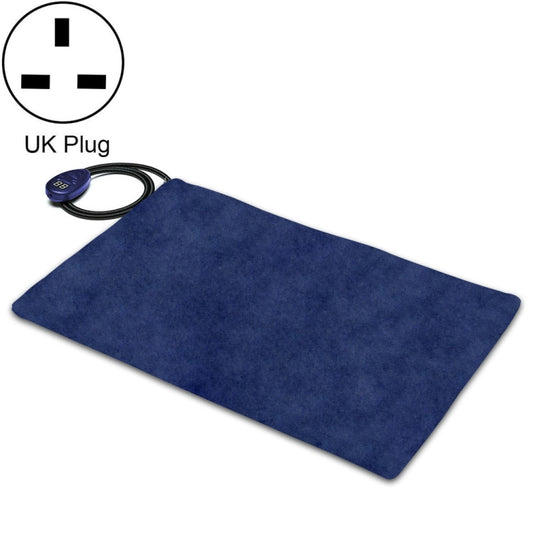 65x40cm Blue 12V Low Voltage Multifunctional Warm Pet Heating Pad Pet Electric Blanket(UK Plug) - Pads by PMC Jewellery | Online Shopping South Africa | PMC Jewellery | Buy Now Pay Later Mobicred