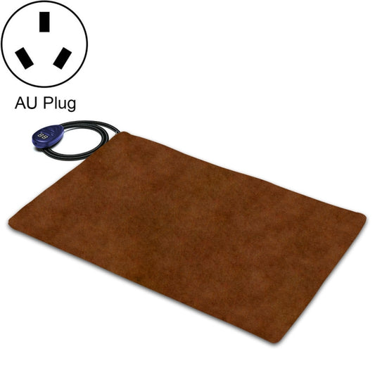 65x40cm Coffee 12V Low Voltage Multifunctional Warm Pet Heating Pad Pet Electric Blanket(AU Plug) - Pads by PMC Jewellery | Online Shopping South Africa | PMC Jewellery | Buy Now Pay Later Mobicred