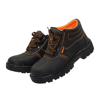 215 Microfiber Leather Anti-puncture Wear-resistant Work Shoes Smash-proof Oil-resistant Safety Shoes, Spec: High-top (42) - Casual Shoes by PMC Jewellery | Online Shopping South Africa | PMC Jewellery