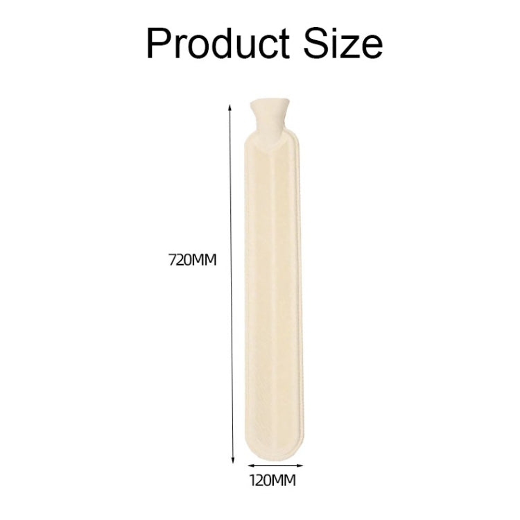 2L Long-strip Multifunctional Water-filled Rubber Hot Water Bags, Spec: Gradient Gray - Hot Water Bags by PMC TechLife | Online Shopping South Africa | PMC TechLife | Buy Now Pay Later Mobicred
