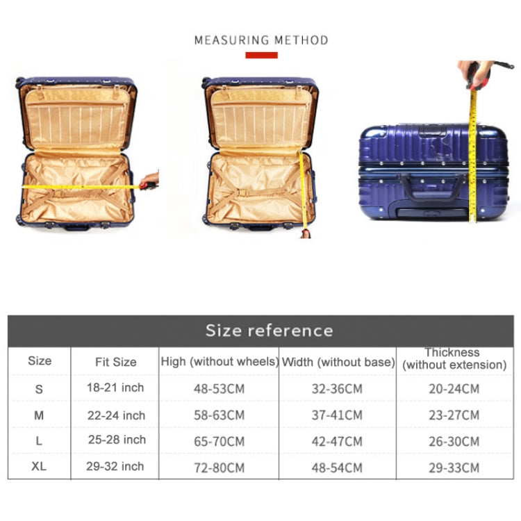 Thickened Wear-resistant Stretch Luggage Dust-proof Protective Cover, Size: L(Red) - Dust Covers by PMC TechLife | Online Shopping South Africa | PMC TechLife