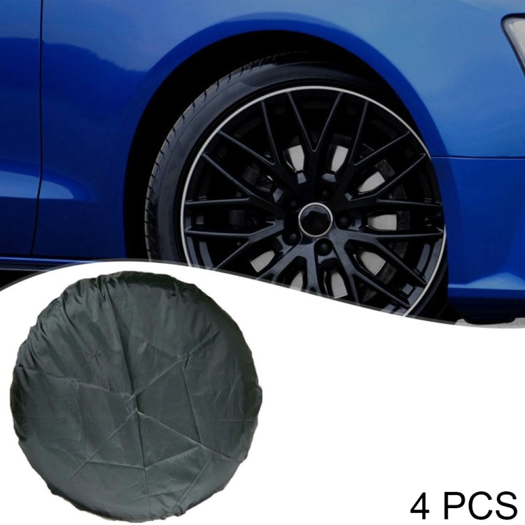 4PCS/Set S Waterproof and Dustproof Car Spare Tire Cover Tire Protector - Window Foils & Solar Protection by PMC TechLife | Online Shopping South Africa | PMC TechLife | Buy Now Pay Later Mobicred