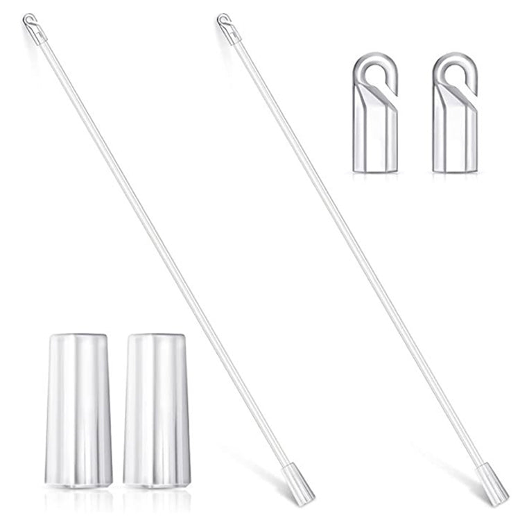 Blinds Acrylic Transparent Rod Move Light Rod With Hook Handle, Size: 24 Inch - Curtain Decorative Accessories by PMC TechLife | Online Shopping South Africa | PMC TechLife
