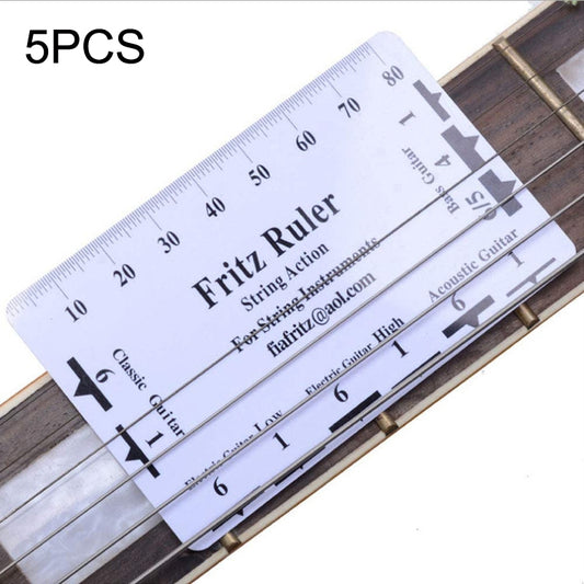 5PCS Guitar String High Ruler Guitar Repair Measuring Ruler Tools - Stringed Instruments by PMC Jewellery | Online Shopping South Africa | PMC Jewellery