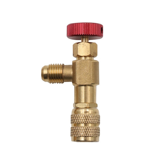 Air Conditioner Fluoridation Safety Valve Refrigerant Filling Connector(Side R22 Bottom R410) - Air Conditioning System by PMC Jewellery | Online Shopping South Africa | PMC Jewellery