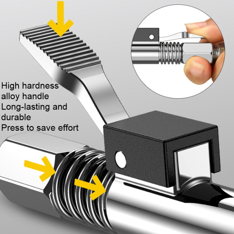 PC002 Lock Clamp Type High Pressure Grease Nozzle, Style: Butter Mouth+60cm Hose - Other Tools by PMC TechLife | Online Shopping South Africa | PMC TechLife | Buy Now Pay Later Mobicred