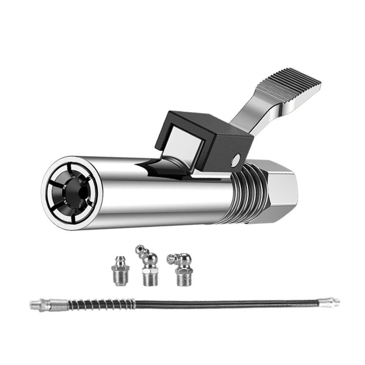 PC002 Lock Clamp Type High Pressure Grease Nozzle, Style: Butter Mouth+60cm Hose+3 Heads - Other Tools by PMC Jewellery | Online Shopping South Africa | PMC Jewellery | Buy Now Pay Later Mobicred