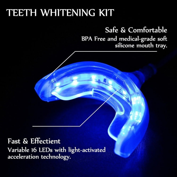 16LED Teeth Whitening Device Dental Bleaching System With 3 In 1 Data Cable - Teeth Whitening by PMC Jewellery | Online Shopping South Africa | PMC Jewellery