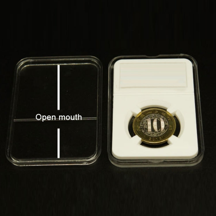 Commemorative Coin Identification Rating Box Coin Collection Box, Color: White (27mm) - Storage Boxes by PMC TechLife | Online Shopping South Africa | PMC TechLife