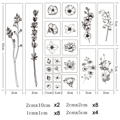 Handbook Seal Holly Wood Rubber Stamp Set(Life Is Like A Summer Flower) - Handbook Decorative Stickers by PMC Jewellery | Online Shopping South Africa | PMC Jewellery