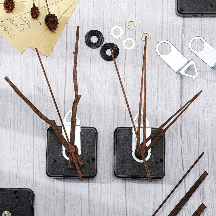 Quartz Clock Dial Repair Kit DIY Wall Clock Parts,Spec: Movement+S02 Wooden Needle - DIY Clocks by PMC TechLife | Online Shopping South Africa | PMC TechLife | Buy Now Pay Later Mobicred