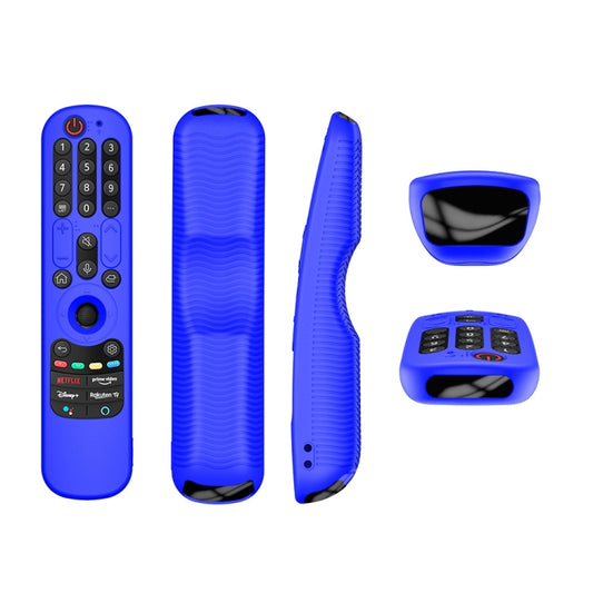 For LG An-MR21GC / AN-MR21N / AN-MR21GA TV Remote Control Silicone Protective Case(Blue) - Remote Control Covers by PMC Jewellery | Online Shopping South Africa | PMC Jewellery