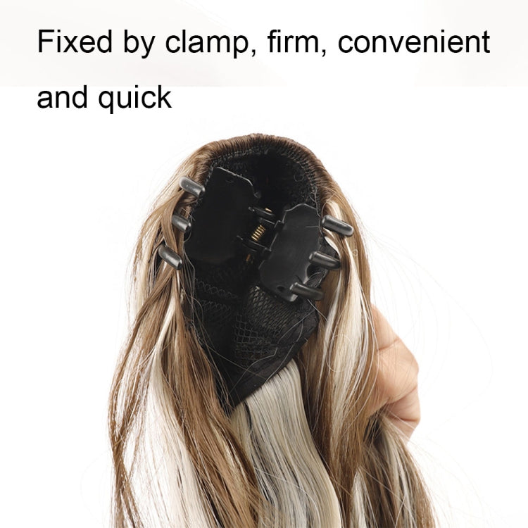 P96 Clip-On Wig Long Ponytail Water Ripple Long Curly Wig(8B) - free shipping - PMC TechLife - Order now!