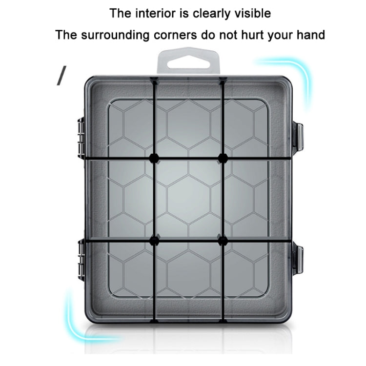 Multi-Compartment Sorted Electronic Parts Organiser, Specifications: 15 Grid - free shipping - PMC TechLife - Order now!