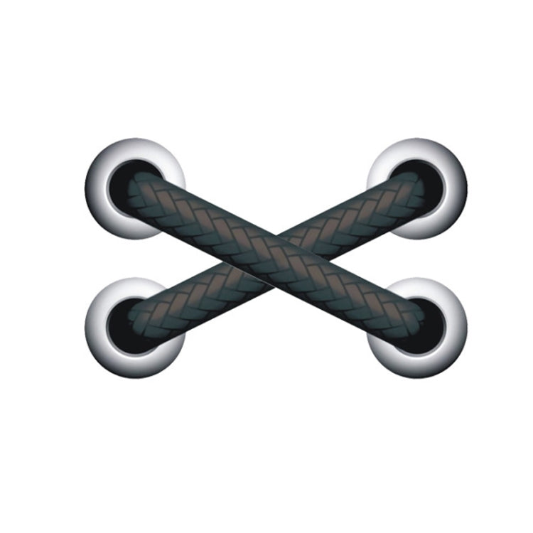 10pcs Shoelace Car Sticker Body Cover Up Scratch Patch Sticker(Black Cross) - Decorative Sticker by PMC TechLife | Online Shopping South Africa | PMC TechLife | Buy Now Pay Later Mobicred
