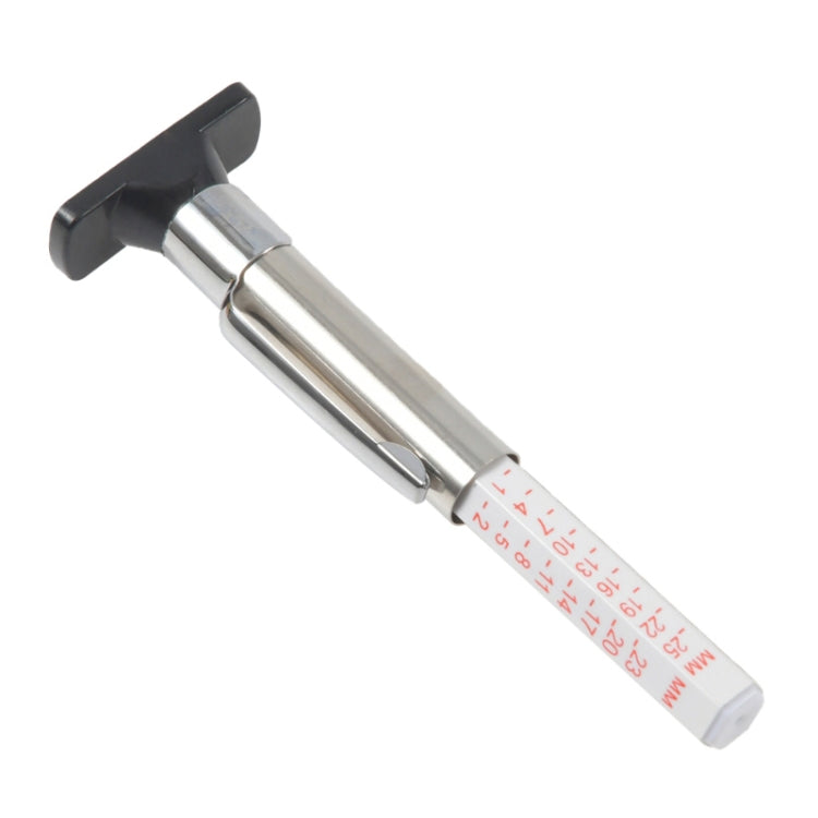 0-25mm Car Tyre Tread Depth Gauge, Color: Monochrome - Other Tools by PMC TechLife | Online Shopping South Africa | PMC TechLife | Buy Now Pay Later Mobicred