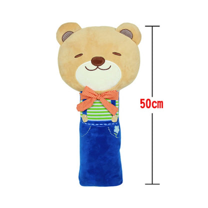 50cm Children Car Belt Cartoon Shoulder Protector Pillow(Salmon Monkey) - Seat Belts & Padding by PMC Jewellery | Online Shopping South Africa | PMC Jewellery | Buy Now Pay Later Mobicred