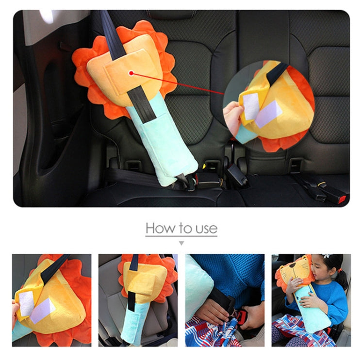 50cm Children Car Belt Cartoon Shoulder Protector Pillow(Pocket Bear) - Seat Belts & Padding by PMC Jewellery | Online Shopping South Africa | PMC Jewellery | Buy Now Pay Later Mobicred