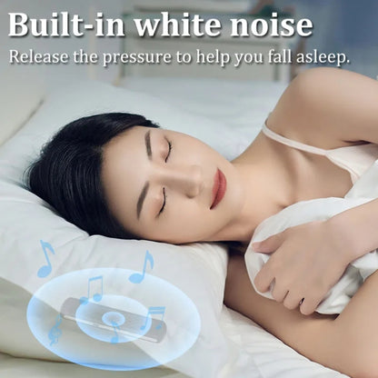 Soundproof Painless Bone Conduction Sleep Speaker Portable White Noise Sleeping Aid(White) - Massage & Relaxation by PMC Jewellery | Online Shopping South Africa | PMC Jewellery