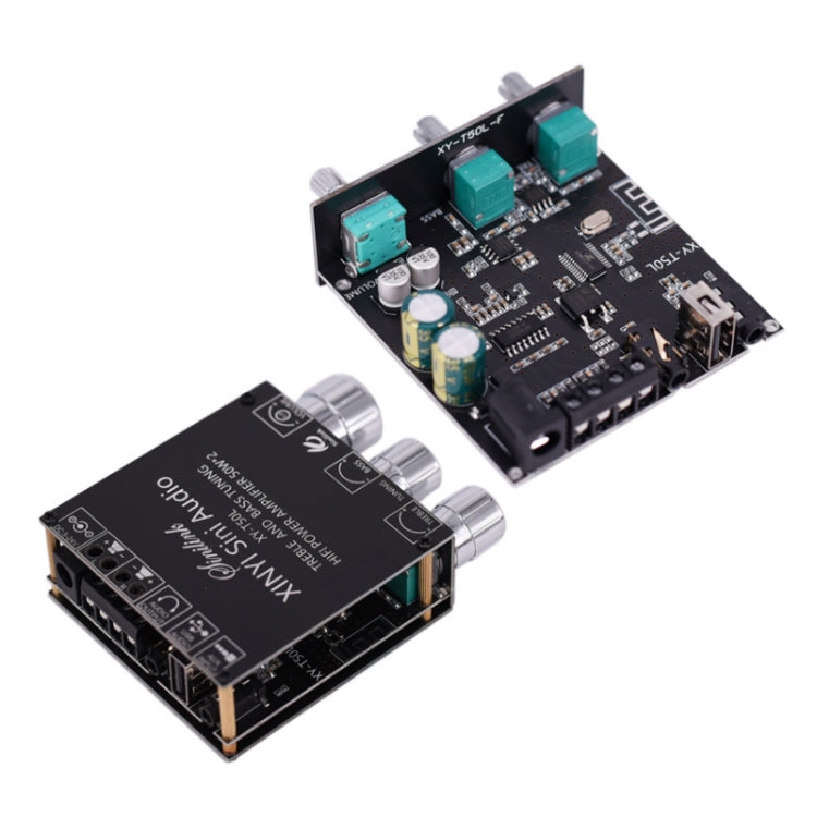 XY-T50L 12V Bluetooth 5.0 Audio Digital Class D Receiver Module With Amplifier - Breadboard / Amplifier Board by PMC Jewellery | Online Shopping South Africa | PMC Jewellery