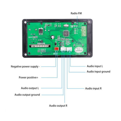 D008BT Speaker Motherboard LCD Bluetooth Decoder Board U Disk Playback Amplifier Board - Breadboard / Amplifier Board by PMC Jewellery | Online Shopping South Africa | PMC Jewellery | Buy Now Pay Later Mobicred