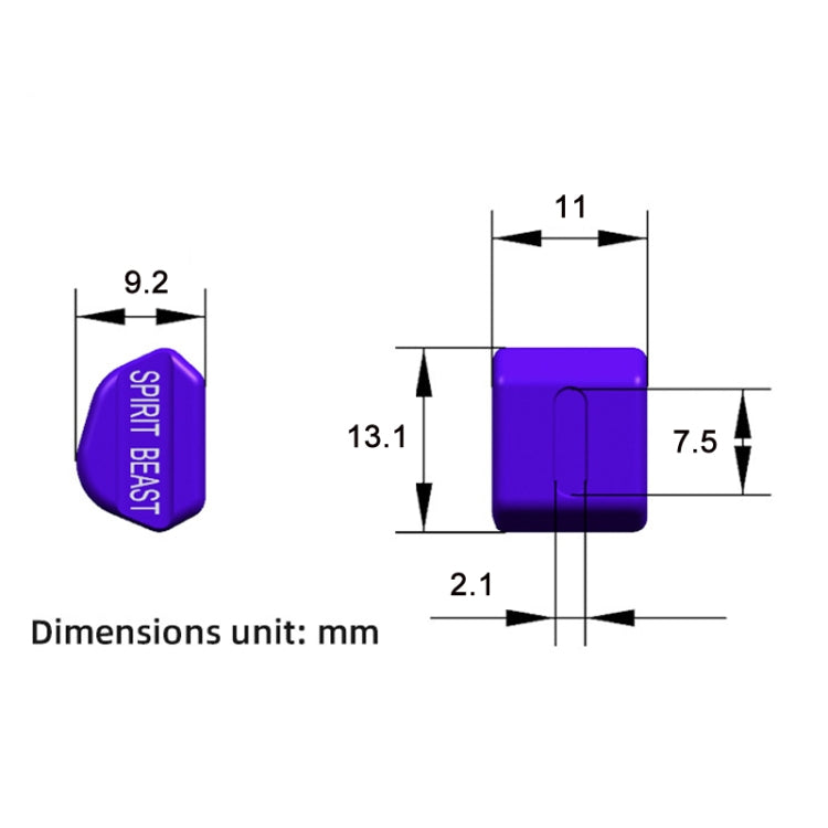 Motorbike Conversion Switch Button Steering Key Cap(Titanium Color) - Others by PMC Jewellery | Online Shopping South Africa | PMC Jewellery | Buy Now Pay Later Mobicred