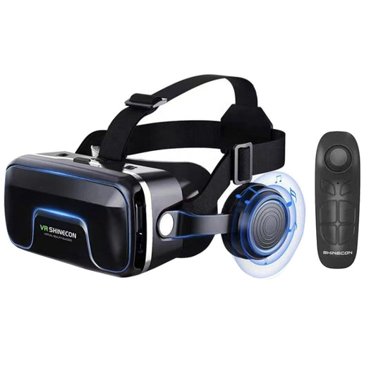 VRSHINECON G04EA+B03 Handle 7th VR Glasses 3D Virtual Reality Game Digital Glasses With Headset - VR Headset by VRSHINECON | Online Shopping South Africa | PMC Jewellery | Buy Now Pay Later Mobicred