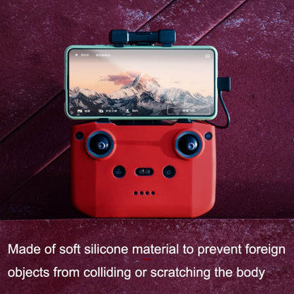 BRDRC DJI-7559 For DJI Mavic 3 / Mini 3 / 3 Pro Remote Control Silicone Protective Cover(Red) - Others by BRDRC | Online Shopping South Africa | PMC Jewellery | Buy Now Pay Later Mobicred