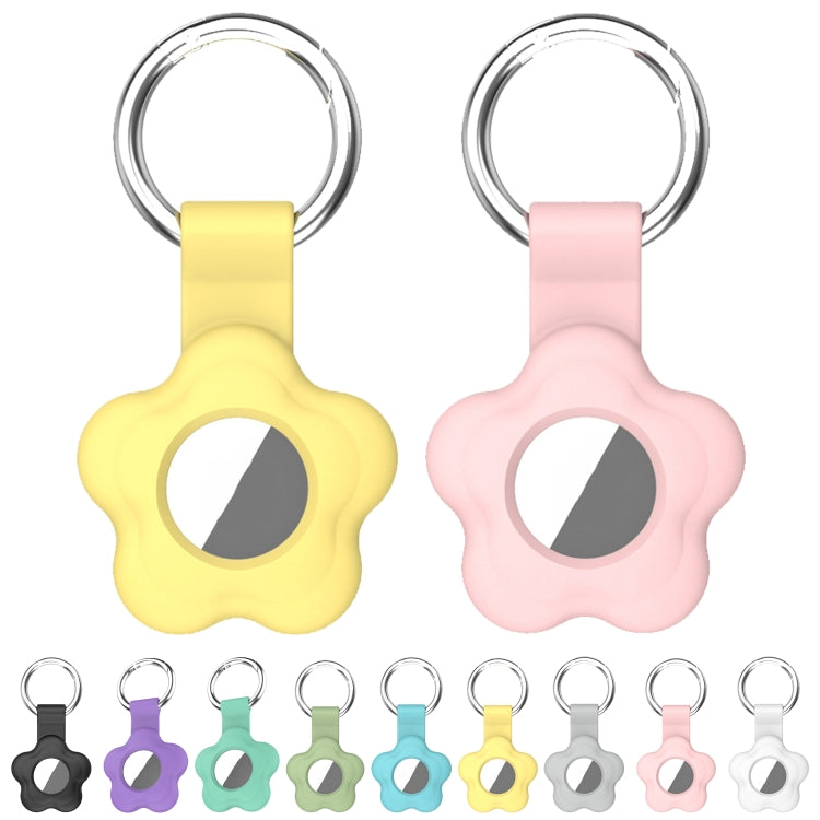 For AirTag 5pcs AT03 Tracker Case Positioning Anti-loss Device Storage Keychain Cover(Black) - Key Chain Series by PMc TechLife | Online Shopping South Africa | PMc TechLife | Buy Now Pay Later Mobicred