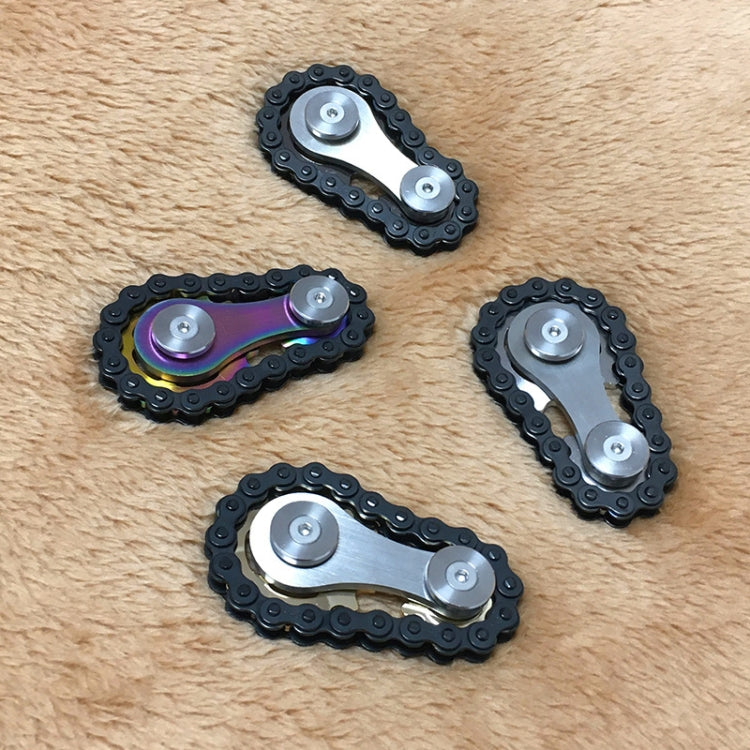 Black Chain Gyro Fingertip Gyro EDC Metal Toy Gear Sprocket Flywheel, Color: Full Stainless Steel - Spinning Toys by PMC Jewellery | Online Shopping South Africa | PMC Jewellery