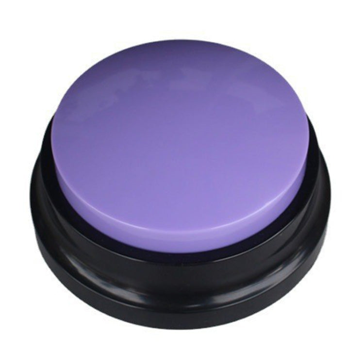 Pet Communication Button Dog Vocal Box Recording Vocalizer, Style: Recording Model(Purple) - Training Aids by PMC TechLife | Online Shopping South Africa | PMC TechLife | Buy Now Pay Later Mobicred
