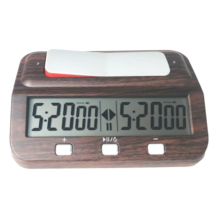 HQT101w Plastic Chess Clock Go Chess Timer(Wood Grain) - Alarm Clocks by PMC TechLife | Online Shopping South Africa | PMC TechLife | Buy Now Pay Later Mobicred