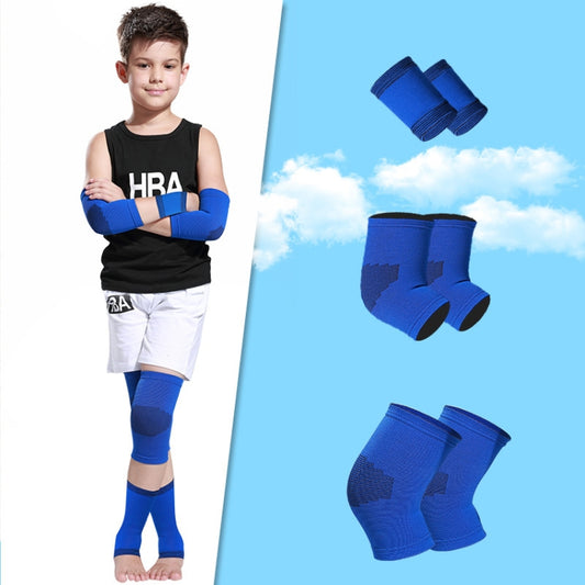 N1033 Child Football Equipment Basketball Sports Protectors, Color: Blue 6 In 1(M) - Sports Safety by PMC Jewellery | Online Shopping South Africa | PMC Jewellery | Buy Now Pay Later Mobicred