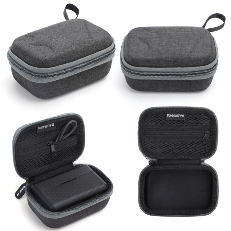 For DJI MIC Sunnylife B557 Wireless Microphone Portable Protective Box Storage Bag(Dark Gray) - Microphone by Sunnylife | Online Shopping South Africa | PMC Jewellery