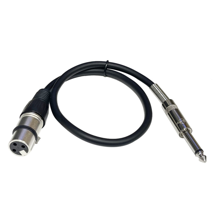 6.35mm Caron Female To XLR 2pin Balance Microphone Audio Cable Mixer Line, Size: 10m - Microphone Audio Cable & Connector by PMC Jewellery | Online Shopping South Africa | PMC Jewellery | Buy Now Pay Later Mobicred