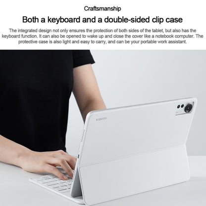 Original Xiaomi Pad 5 Pro 12.4 Keyboard Double Sided Tablet Protective Case(Black) - Others Keyboard by Xiaomi | Online Shopping South Africa | PMC Jewellery