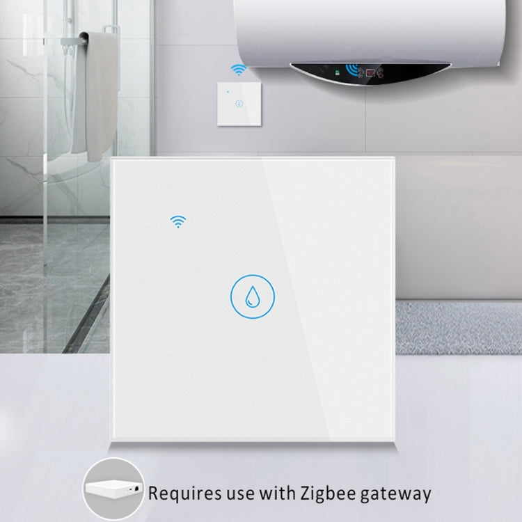 ZigBee 20A Water Heater Switch Black High Power Time Voice Control EU Plug - Smart Switch by PMC Jewellery | Online Shopping South Africa | PMC Jewellery | Buy Now Pay Later Mobicred