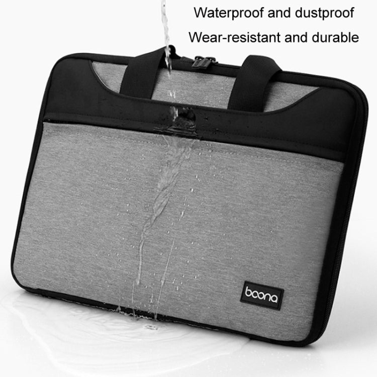 Baona BN-I003 Oxford Cloth Full Open Portable Waterproof Laptop Bag, Size: 16/17 inches(Black) - 15.6 - 17 inch by Baona | Online Shopping South Africa | PMC Jewellery | Buy Now Pay Later Mobicred