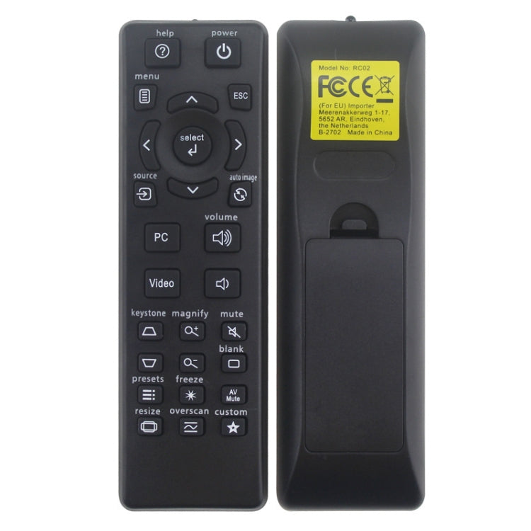 For InFocus IN112 IN114 IN124 IN3136 Projector 2pcs Remote Control - Other by PMC Jewellery | Online Shopping South Africa | PMC Jewellery