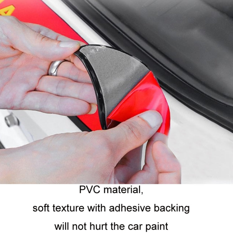 Car Trunk Anti-collision Strip Threshold Decoration Protection Sticker(Rhombus Black) - Anti Collision Sticker by PMC TechLife | Online Shopping South Africa | PMC TechLife | Buy Now Pay Later Mobicred
