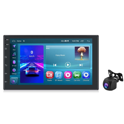 A3194 7 Inch Android 11 Central Control Carplay 2+32G Car Large Screen Navigation Reversing Video Player, Style: Standard+AHD Camera - Car MP3 & MP4 & MP5 by PMC Jewellery | Online Shopping South Africa | PMC Jewellery