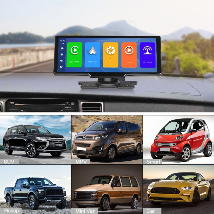 A3073 HD Wired 9.3 Inch 1 To 1 Smart Player With Wireless Carplay Two-way Video Split-screen Display(Black) - Car MP3 & MP4 & MP5 by PMC TechLife | Online Shopping South Africa | PMC TechLife | Buy Now Pay Later Mobicred