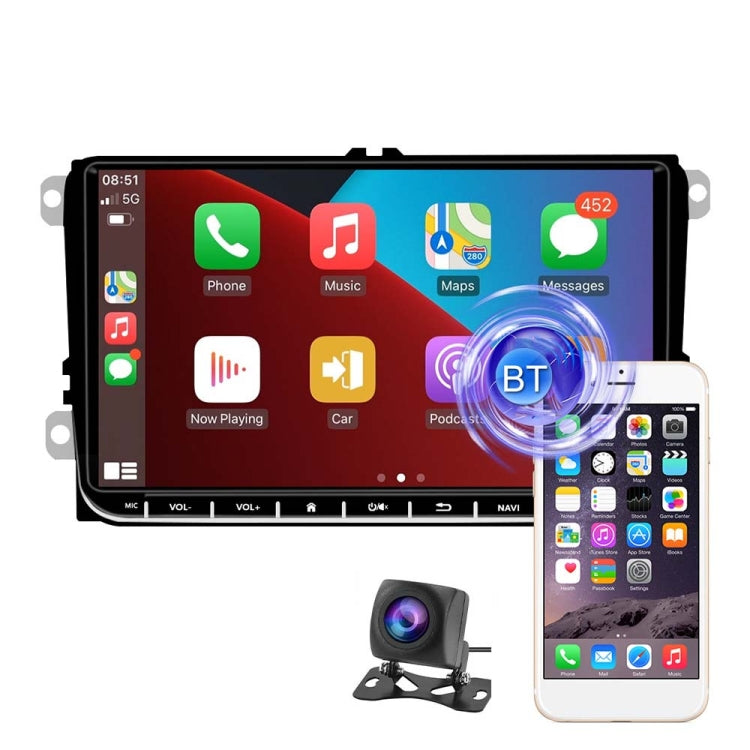 A2743 For Volkswagen 1+16G 9-inch Central Control Large Screen With Carplay Car Android10.0 Navigator Player, Style: Standard+AHD Camera - Car MP3 & MP4 & MP5 by PMC Jewellery | Online Shopping South Africa | PMC Jewellery