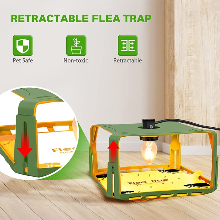 2pcs SK121 Square Fly Trap Flea Trap Pet Household Flea Light Catcher(AU Plug) - Traps by PMC TechLife | Online Shopping South Africa | PMC TechLife | Buy Now Pay Later Mobicred