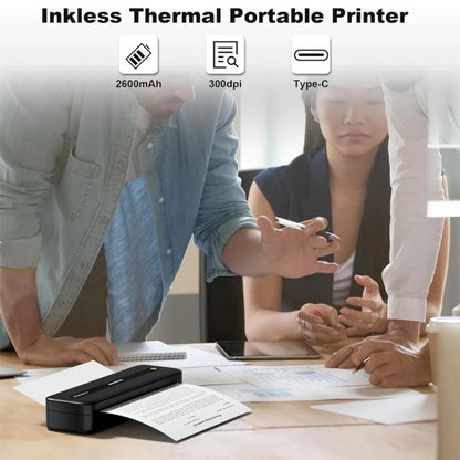 Phomemo M832 300dpi Wireless Thermal Portable Printer, Size: A4 Version(Gray) - Printer by Phomemo | Online Shopping South Africa | PMC Jewellery | Buy Now Pay Later Mobicred