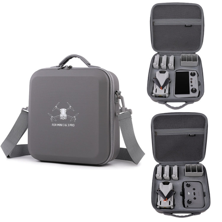 For DJI Mini 3 / Mini 3 Pro  BKANO PU Storage Bag Portable Shoulder Bag Messenger Bag RC-N1 Version - Backpacks & Bags by PMC Jewellery | Online Shopping South Africa | PMC Jewellery