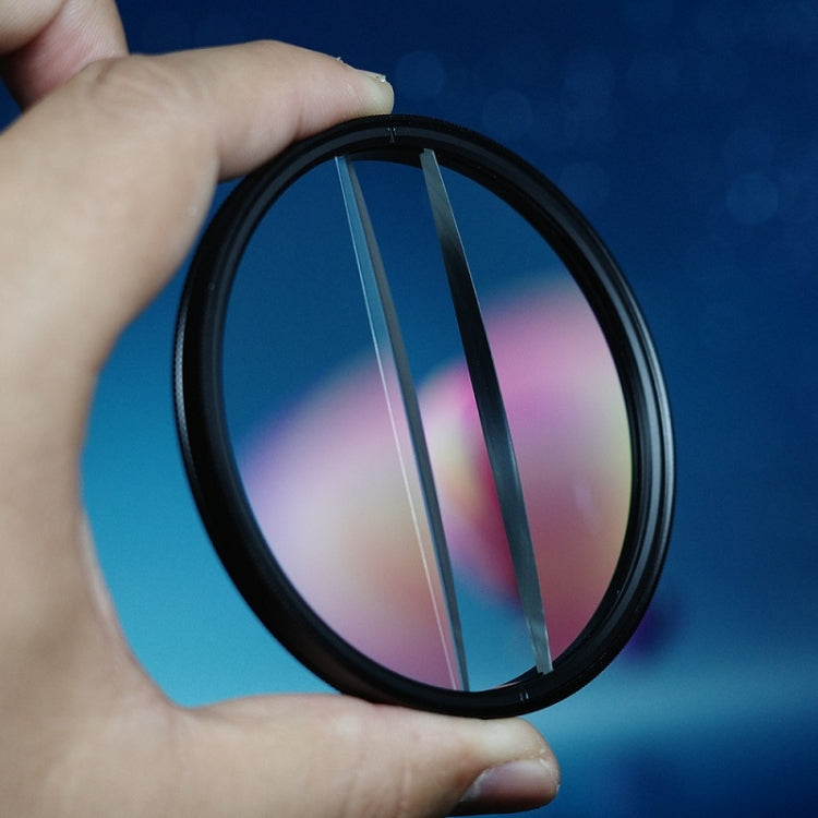 62mm Photography Foreground Blur Filter Double Half Moon SLR Accessories - Other Filter by PMC TechLife | Online Shopping South Africa | PMC TechLife | Buy Now Pay Later Mobicred